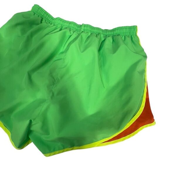 Nike Neon Green Yellow Athletic Running Shorts large - Picture 9 of 12
